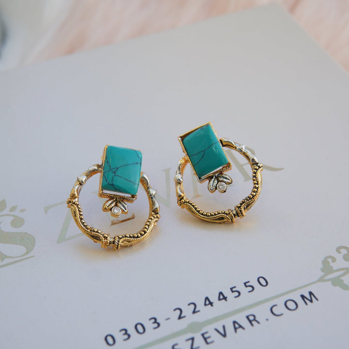 Egyptian Small Studded Earrings - RS ZEVARS