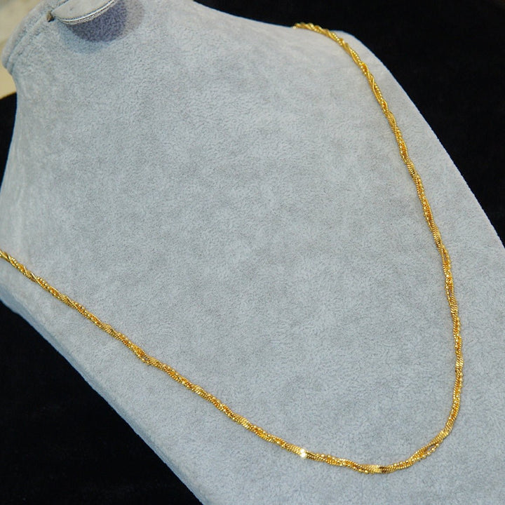 Gold Plated Double Snake Chain - RS ZEVARS