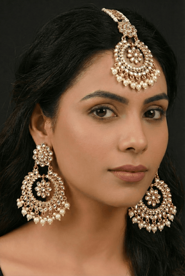 Kundan Bali Tikka Set