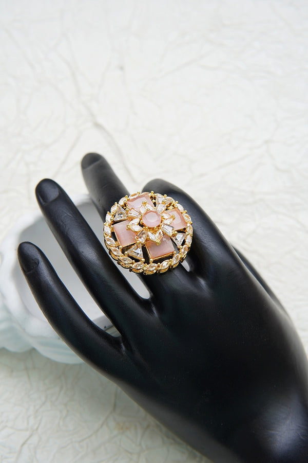 Gemstone Zirconia Doubleds Finger Ring