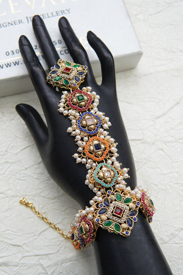 Gemstones & Pearls Anja Bracelet