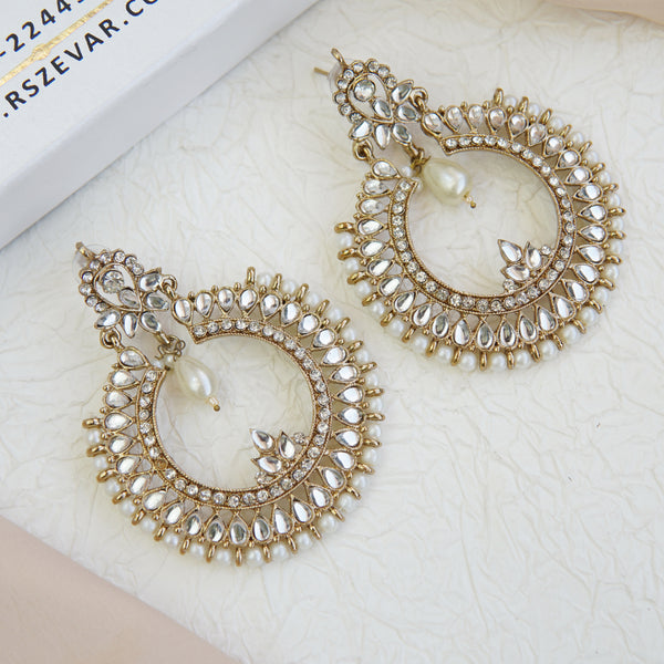 Kundan Big Chand Bala With Sahare
