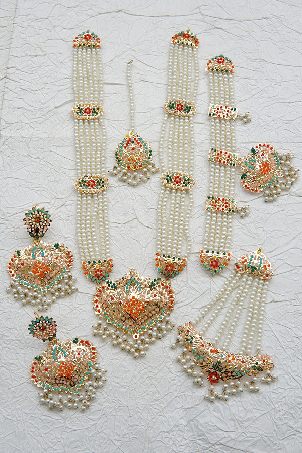 Hyderabadi Bridal Dholna Set