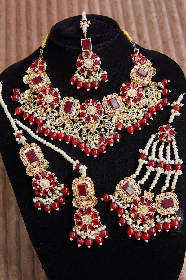 Gemstones & Zircones Bridal Set