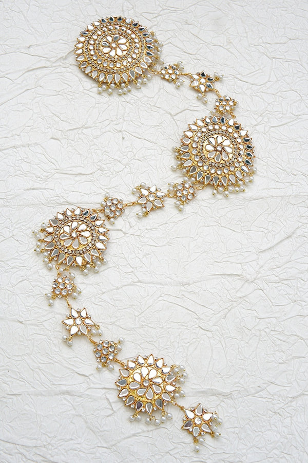 Kundan Long Braid Paranda With Latkans