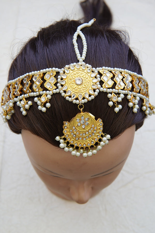Kundan Mena Style Matha Patti