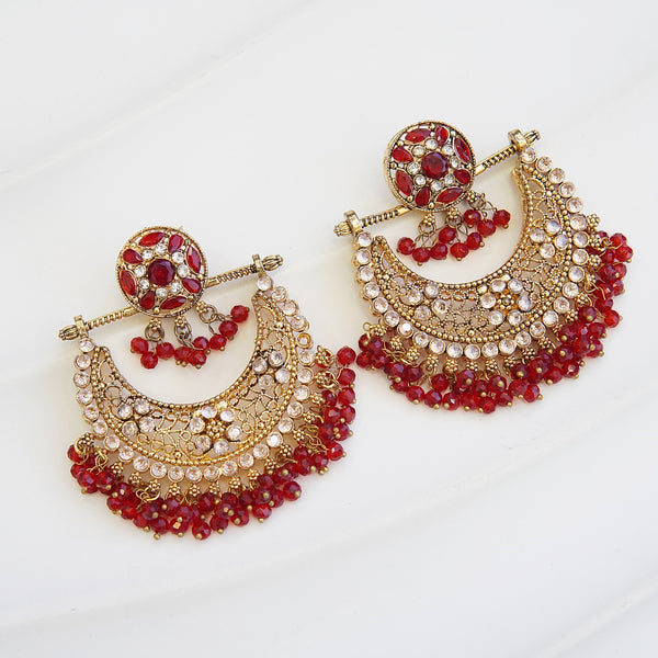 Zeenat Crescent Bali Earrings