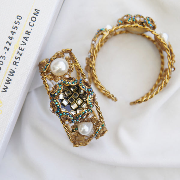 Mother Pearl Antique Single Piece Bracelet Karay