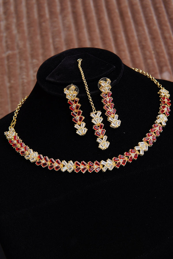Tapper Zirconia Neckline Set