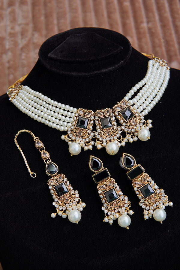 Pearls Handmade Rani Choker