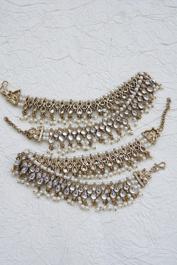 Royal Antique Kundan Payal