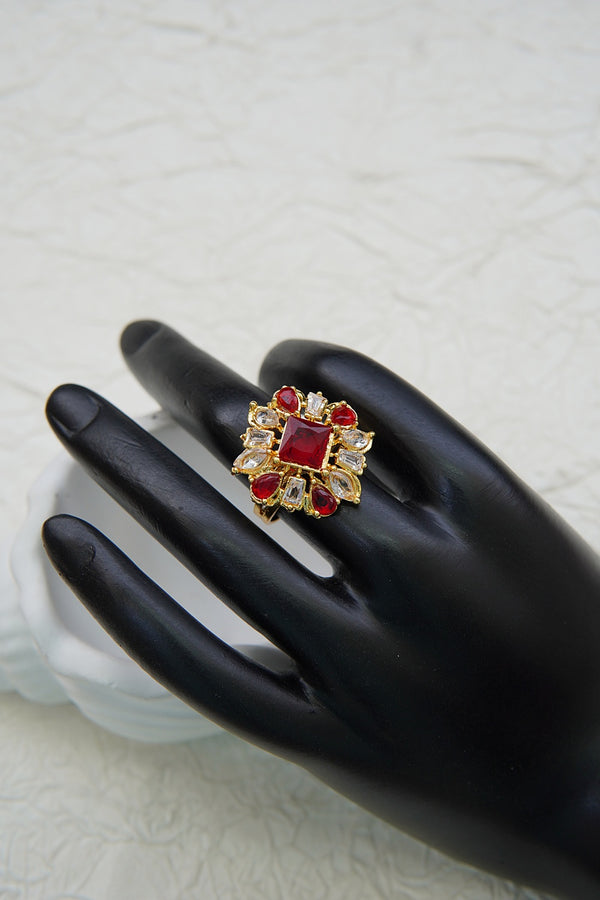 Colorful Zircones Finger Ring