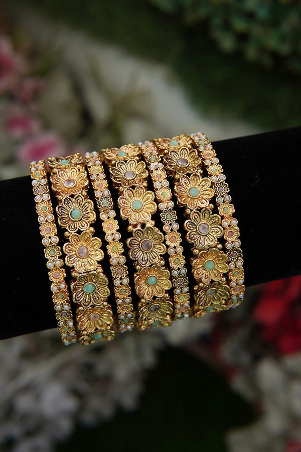 7 Pcs Zevar Designer Bangles