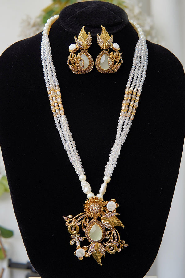 Royal Turkish Gems Mala Jewelry Set