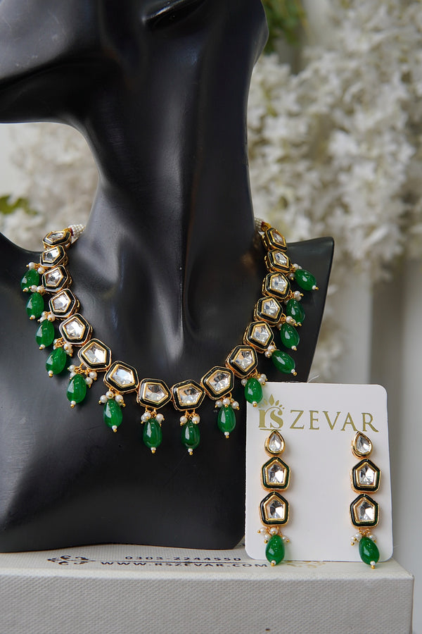 Cut Kundan Luxe Necklace Set