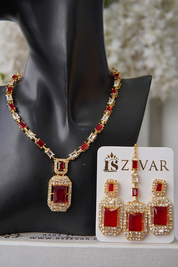 Zirconia Elegance Necklace Set