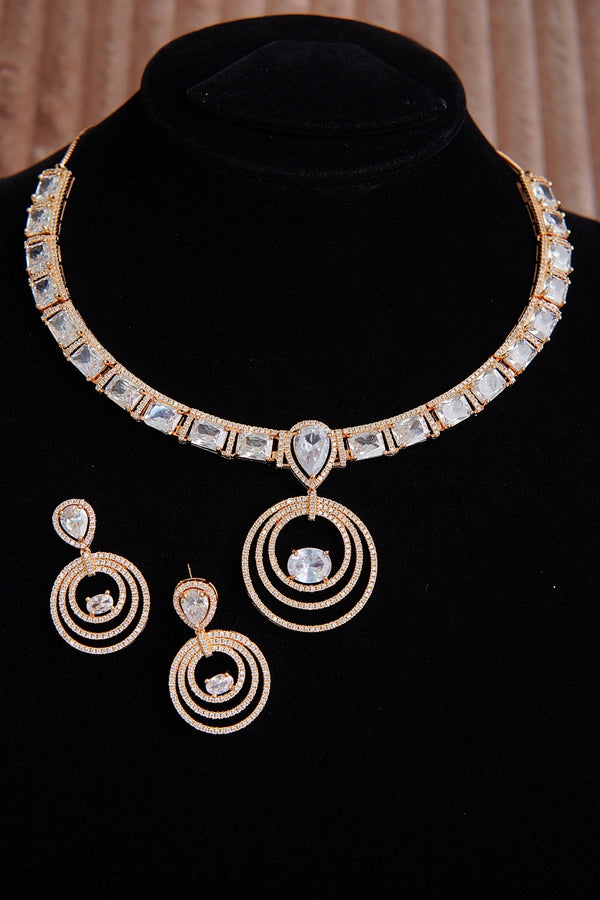 Zirconia Tiara Set
