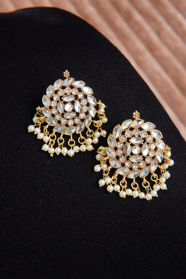 Cut Kundan Studs Earrings