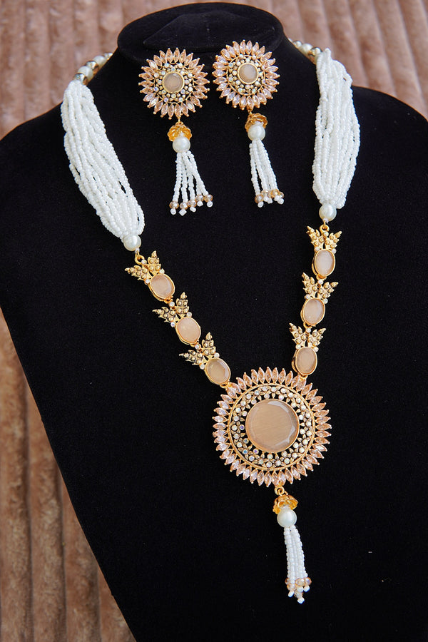 Glowing Zircons & Gemstones Long Haar Set
