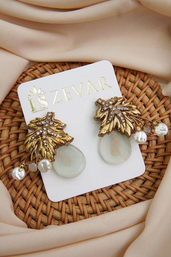 Turkish Semi-Gemstones Designer Earrings