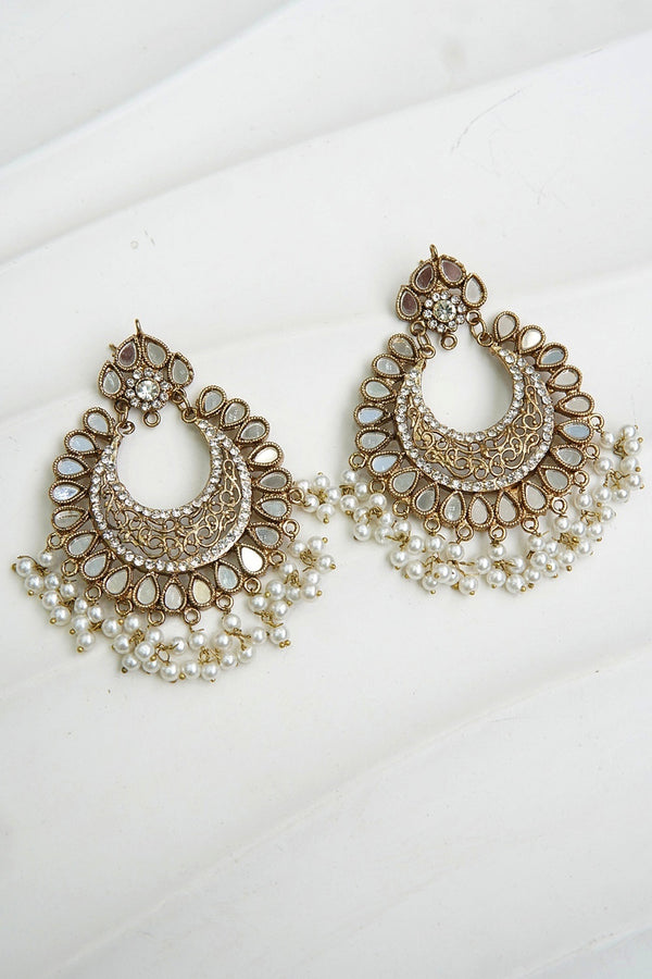 Large Manjus Chand Bali Earrings