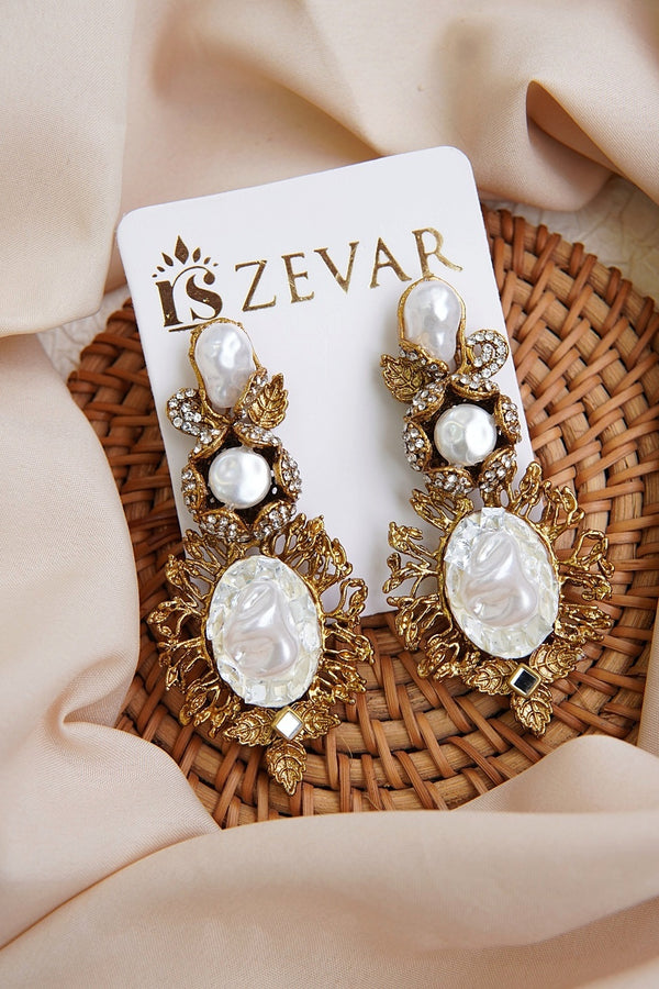 Heritage Inspired Turkish Mother of Pearl Earrings