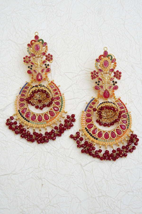 Navratan Antique Bali Earrings