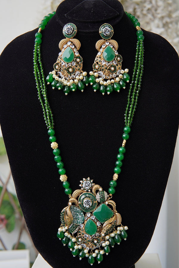 Royal Turkish Gems Mala Jewelry Set