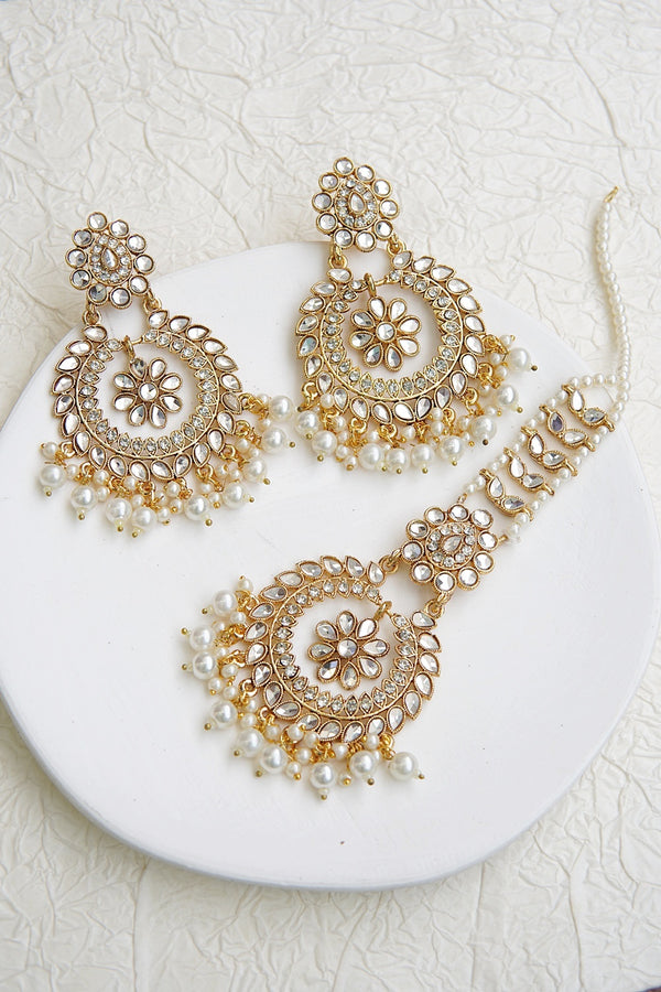 Kundan Bali Tikka Set