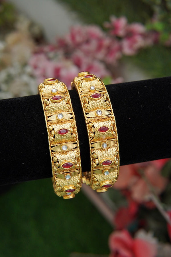 Regal Rajwadi Temple Kada Bangles