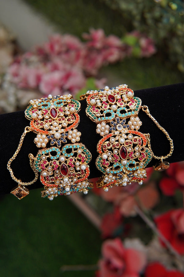 Navratan Copper Gold Kangans