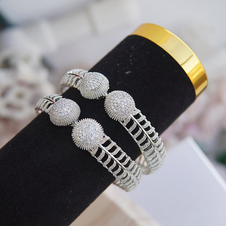 Ad Zirconia Bangles - RS ZEVARS