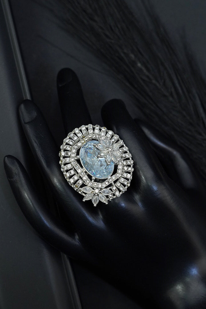 Turkish Gemstone Ring Adjustable Zirconia | RS ZEVAR
