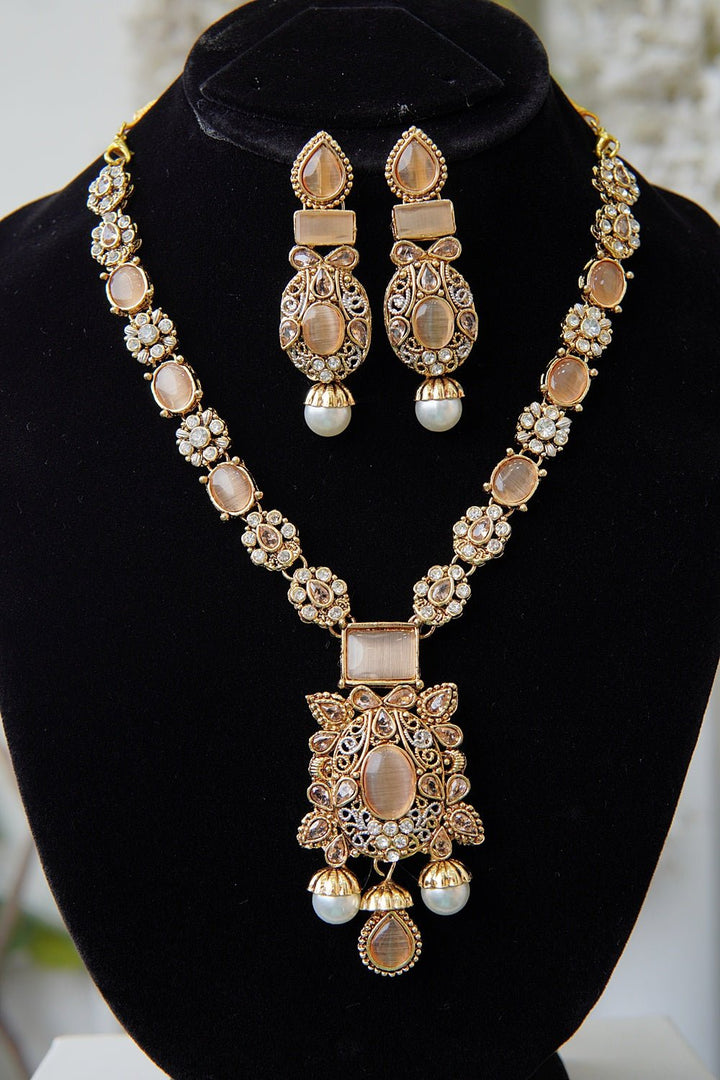 Ankara Semi - Stone Jewelry Set - RS ZEVARS