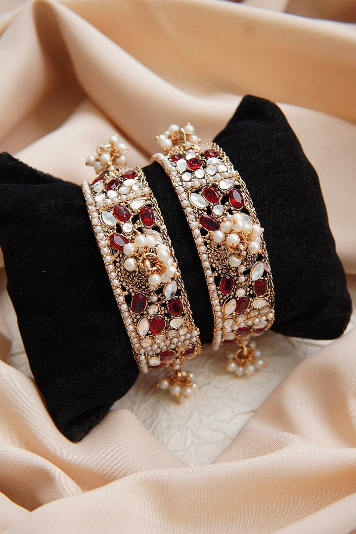 Antique Cut Stones Kangan - RS ZEVARS