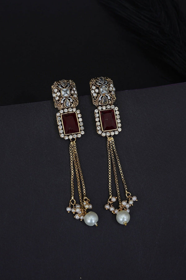Antique Gems Latkan Earrings - RS ZEVARS