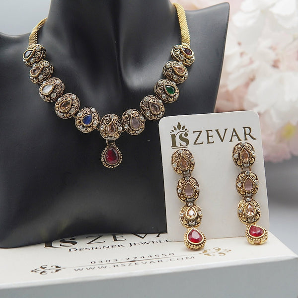 Antique Turkish Choker Set - RS ZEVARS