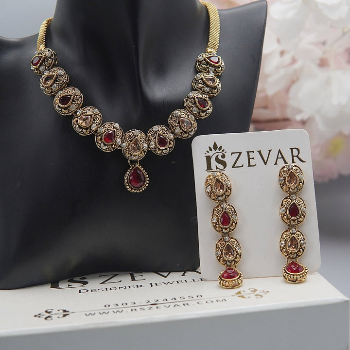 Antique Turkish Choker Set - RS ZEVARS