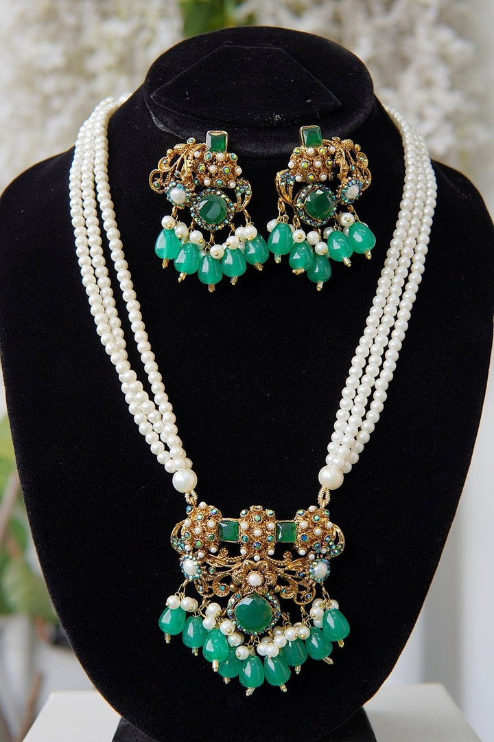 Antique Turkish Pendant Mala Set - RS ZEVARS
