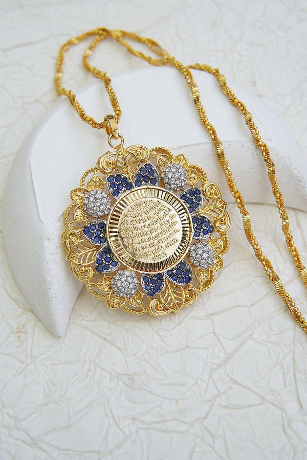Ayat ul kursi Gold Plated Locket - RS ZEVARS