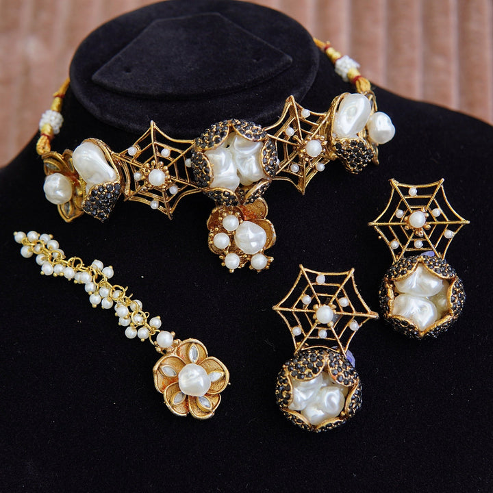 Celestial Webcrafted Heritage Choker Set - RS ZEVARS