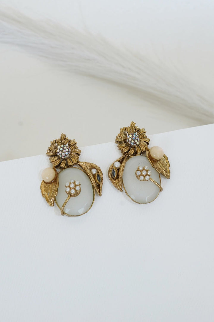 Copper Antique Turkish Earrings - RS ZEVARS