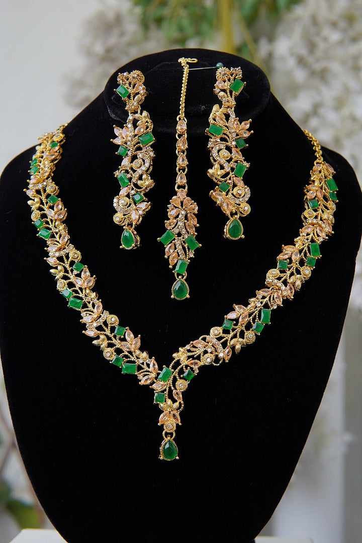 Copper Designer Style Necklace Set - RS ZEVARS
