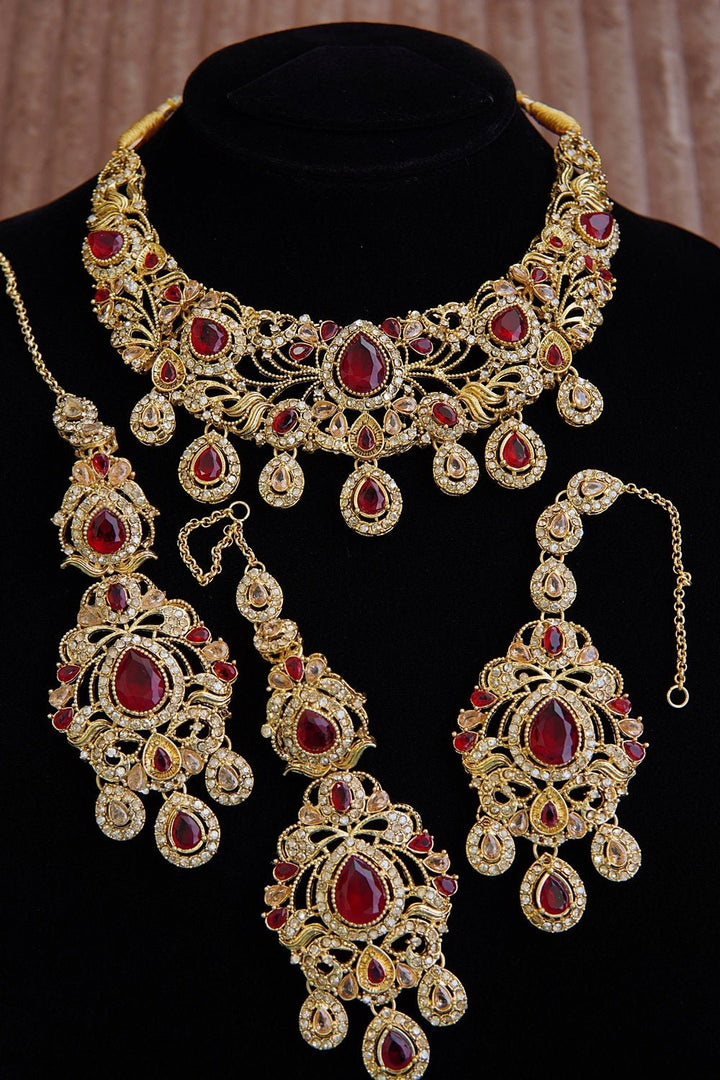 Copper Look Elegant Semi - Bridal Set - RS ZEVARS