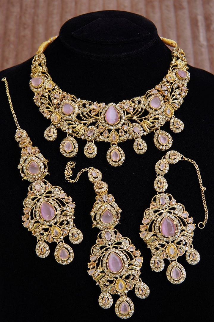Copper Look Elegant Semi - Bridal Set - RS ZEVARS
