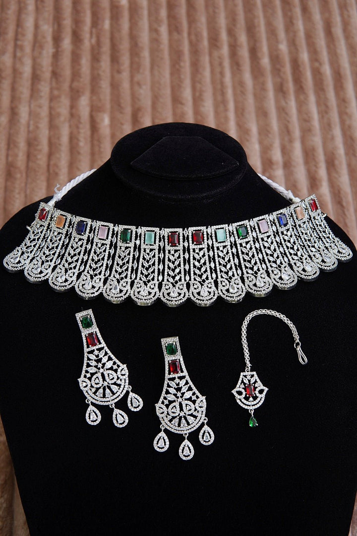 Cubic Zirconia American Diamonds Set - RS ZEVARS