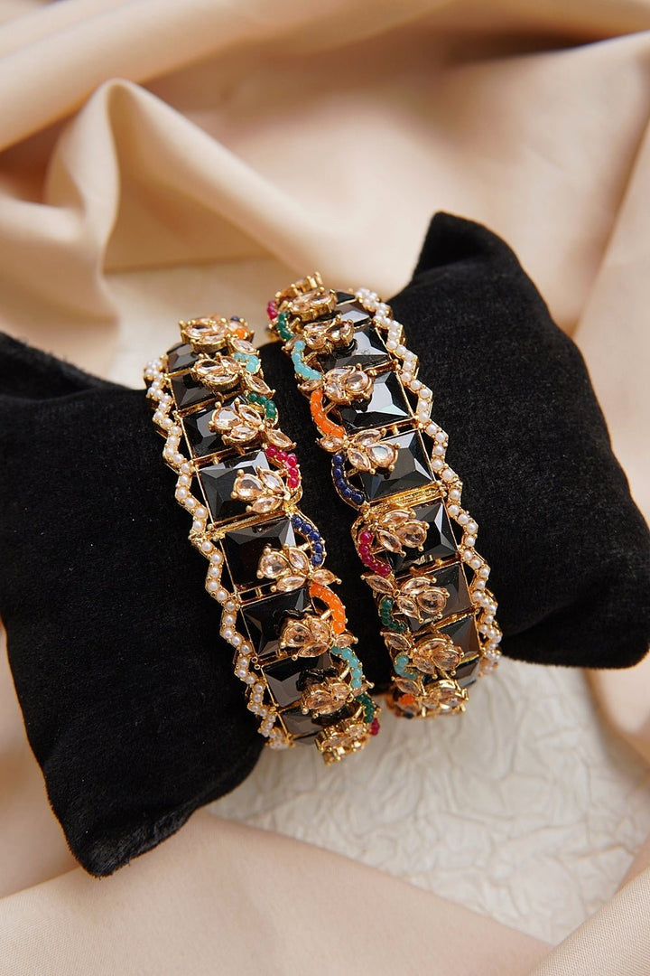 Cubic Zirconia Bangles Pair - RS ZEVARS