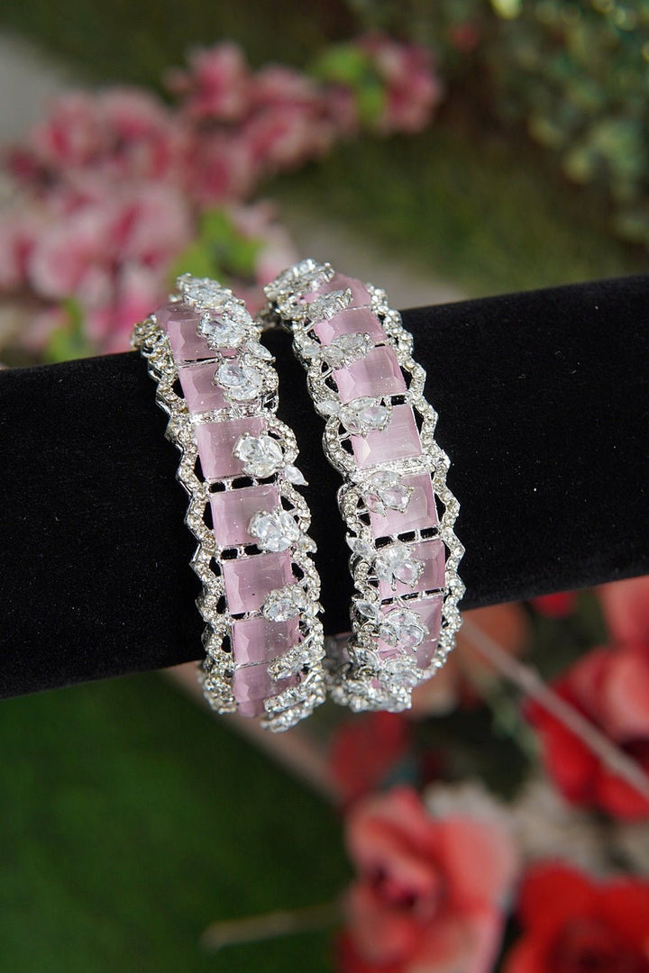 Cubic Zirconia Bangles Pair - RS ZEVARS
