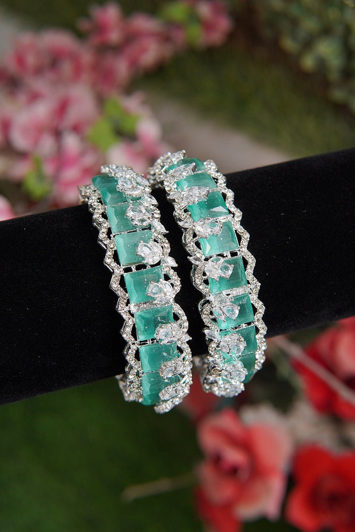 Cubic Zirconia Bangles Pair - RS ZEVARS