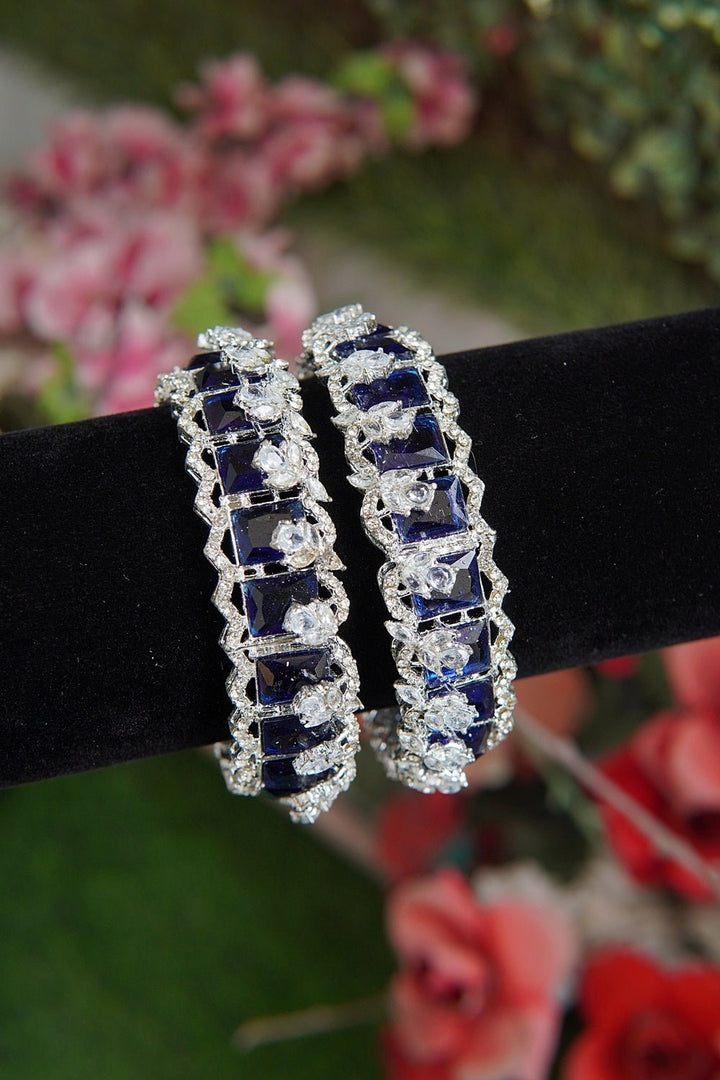 Cubic Zirconia Bangles Pair - RS ZEVARS